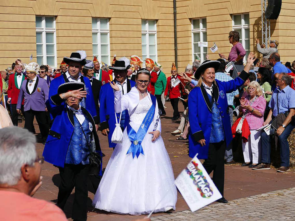 Impressionen vom Landesfestumzug in Karlsruhe, dem diesjhrigen Ausrichter der Heimattage Baden-Wrttemberg.