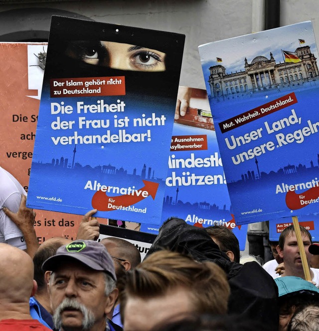 AfD-Demonstration in Ostdeutschland   | Foto: AFP