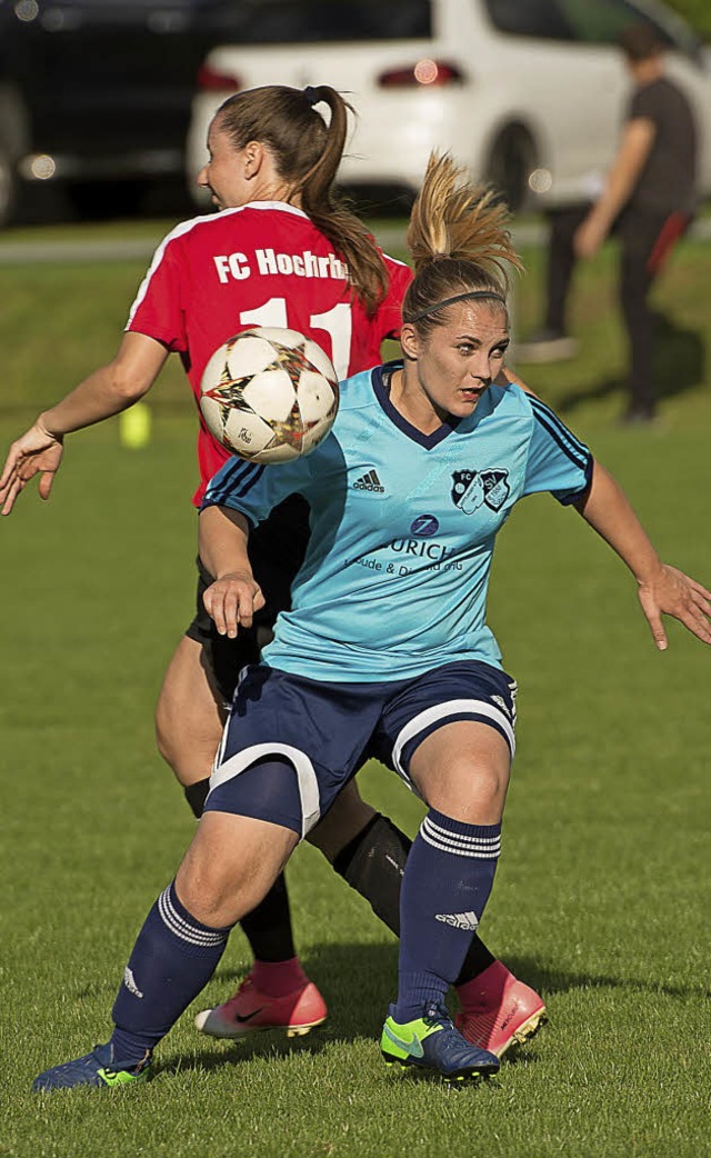 Sechs Tore, keine Siegerinnen in der V...gegen Samira Schnstedt (FC Hochrhein)  | Foto: vfma