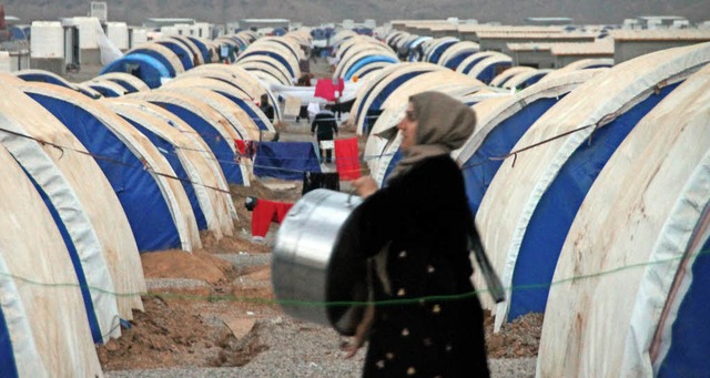 Flchtlingslager bei Mossul   | Foto: dpa