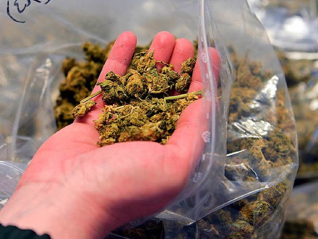 Mit 90 Gramm Marihuana in der Tasche h...in Bad Sckingen gemacht (Symbolbild).  | Foto: dpa