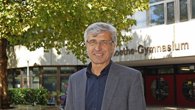 Ulrich Schmidt ist neuer Schulleiter des Goethe-Gymnasiums.  | Foto: Sylvia-Karina Jahn