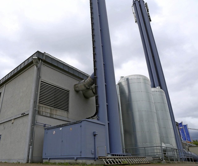 Rund um das  Blockheizkraftwerk  im Ma...en Form der  Lahrer Energietag statt.   | Foto: Christoph Breithaupt