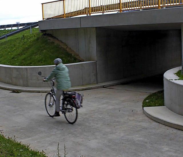 Gefahrenstelle fr Radfahrer: Scherenschleiferunterfhrung  | Foto: Mutz