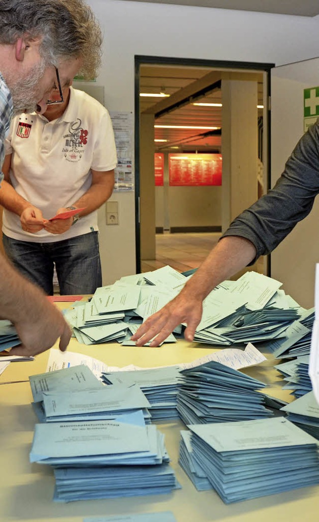 Die Stadt ist fr die Bundestagswahl  vorbereitet.   | Foto: Archiv: Peter Gerigk