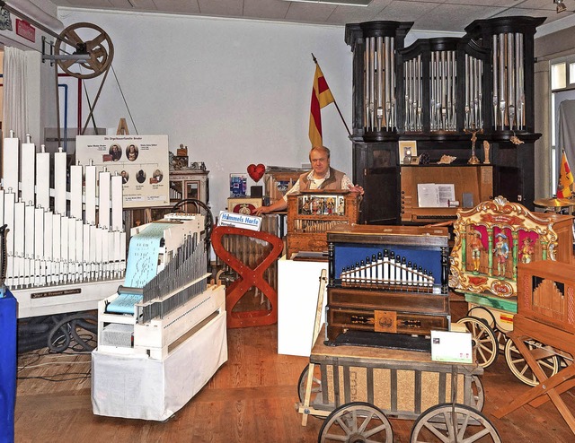 Viele Schtze des Waldkircher Orgel- u... sind im Orgelbauersaal zu bewundern.   | Foto: Helmut Rothermel