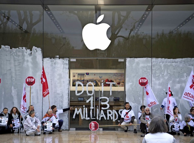 Apple, rck die Milliarden raus &#8211...um den Ruf des Landes als Steueroase.   | Foto: AFP