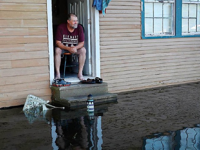 Mitte August traf Hurrikan &#8222;Harv...a, Tausende Huser wurden beschdigt.   | Foto: AFP