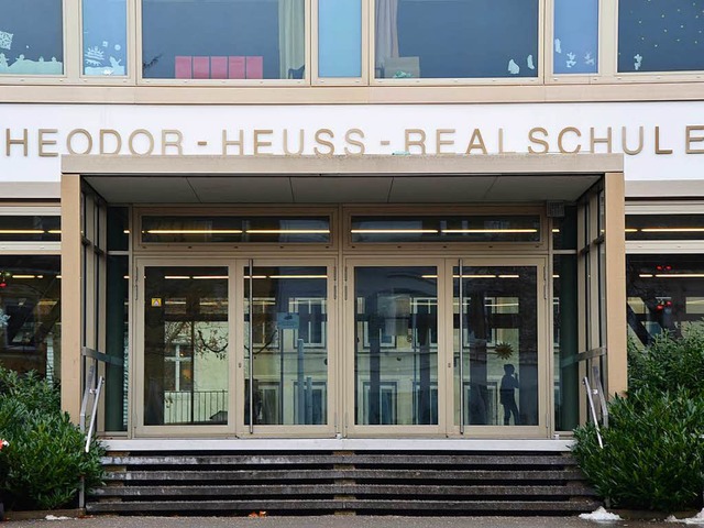 Die Theodor-Heuss-Realschule ist bishe...ich nach dem Willen der Stadt ndern.   | Foto: Ganter