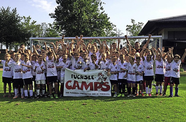 Das Fchsle-Camp des SC Freiburg war beim FC Heitersheim.   | Foto: privat