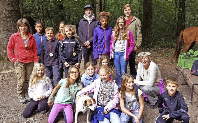 Drei Tage waren Kinder und Betreuer im Wald unterwegs.   | Foto: Landratsamt