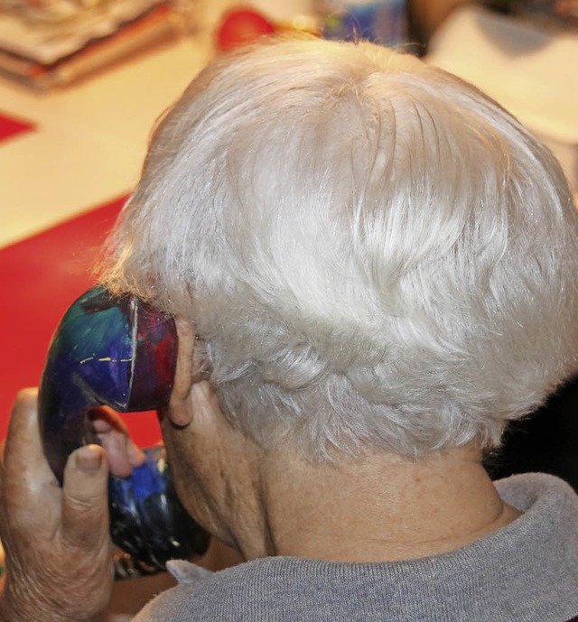 Speziell auf Senioren haben es die Bet...t ihrer Abzocke am Telefon abgesehen.   | Foto: Martin Kpfer