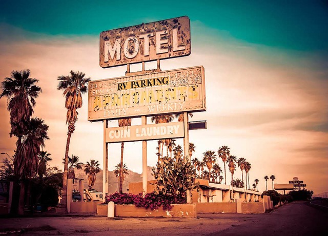 Ein quasi mythisches Leben on the road: heruntergekommenes  Motel in den USA  | Foto: -