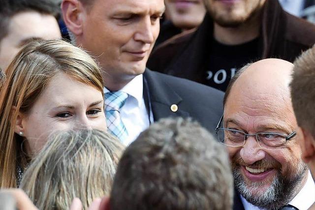 Wie war’s bei … Martin Schulz auf dem Platz der Alten Synagoge in Freiburg?
