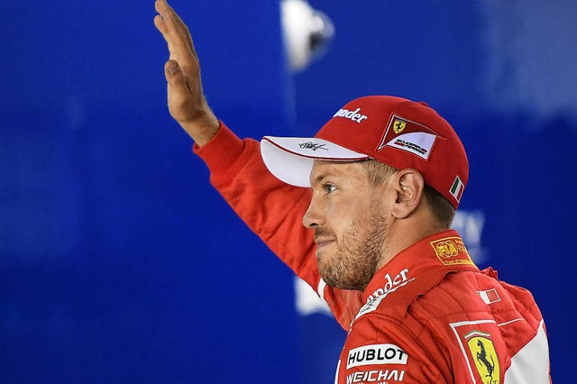 Starker Auftritt in Singapur: Sebastian Vettel  | Foto: AFP