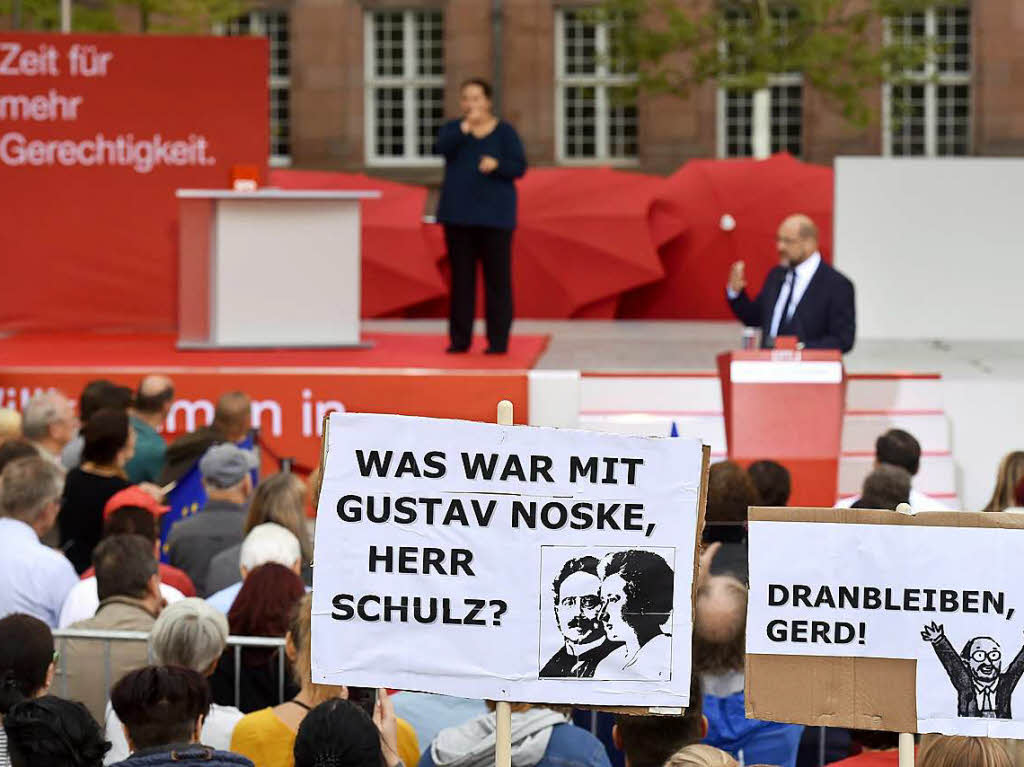Wahlkampfauftritt von Martin Schulz