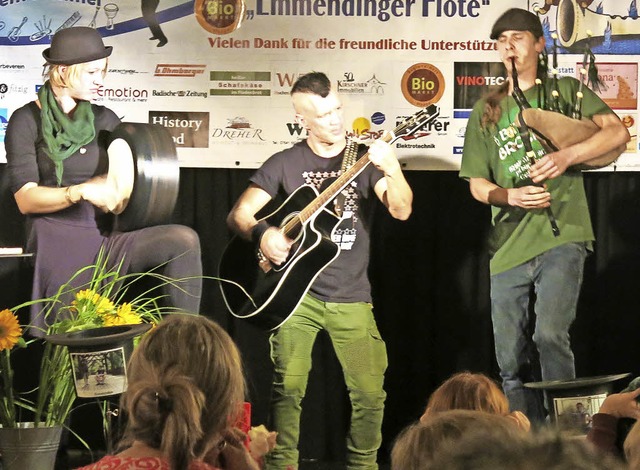 Die Sieger der 10. Emmendinger Flte: The Green Goblins aus Lrrach  | Foto: Georg Vo