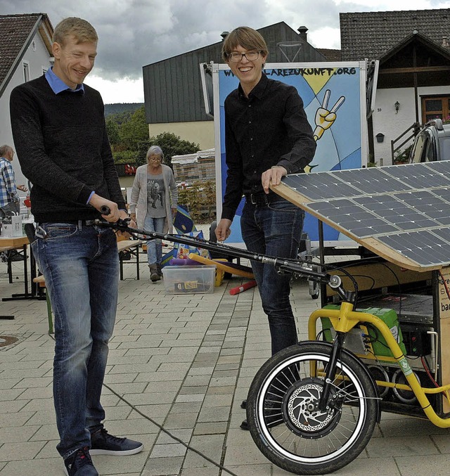 Der Murger Energieaktionstag konnte mi...Serie und per Handbetrieb zu nutzen.    | Foto: Brigitte Chymo