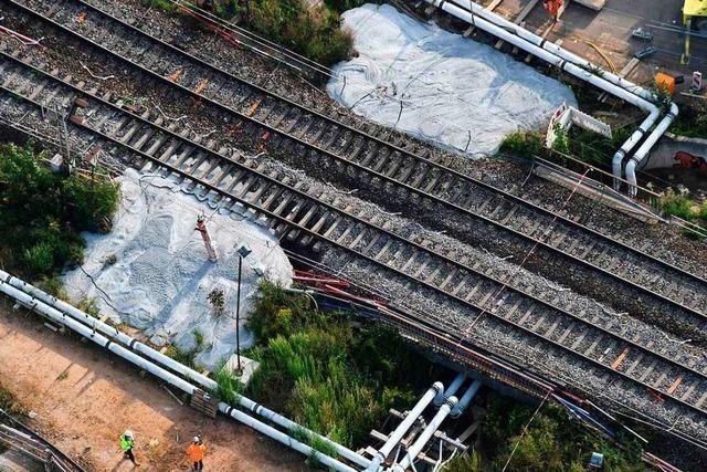 Der Bauunfall bei Rastatt und die Folgen fr die Rheintalstrecke