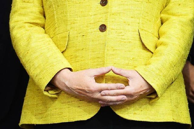 Fotos: Angela Merkel auf dem Mnsterplatz in Freiburg