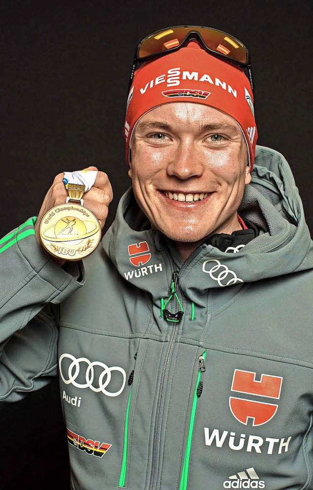 Sprintweltmeister Benedikt Doll wurde nun auch Deutscher Meister im Sprint.  | Foto: DPA