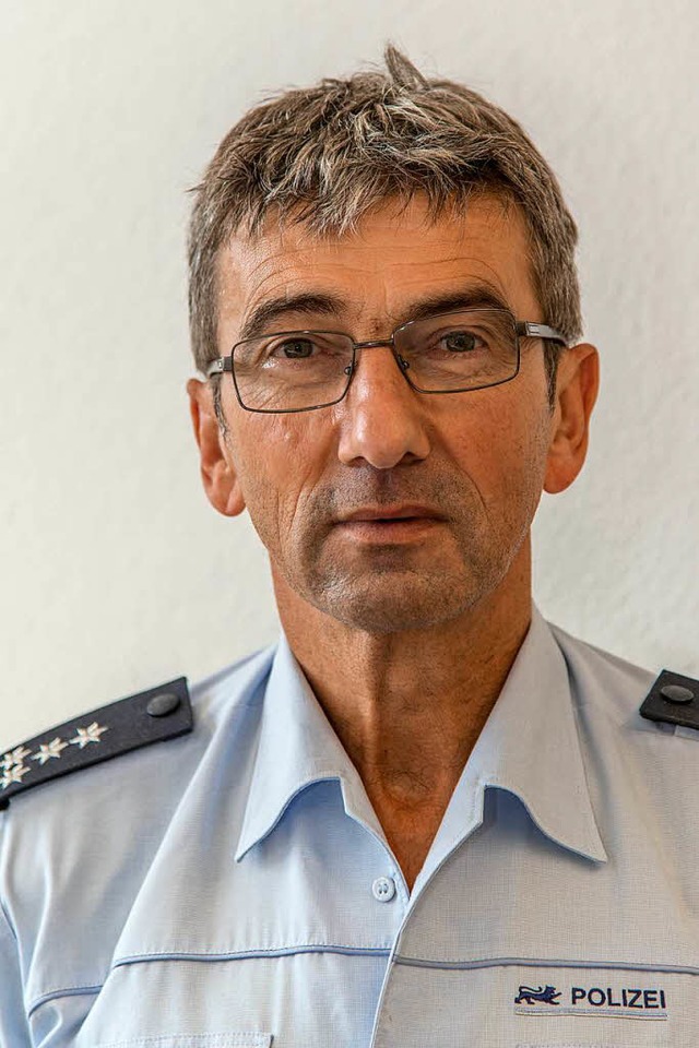 Joachim Ohnemus, Leiter des Polizeipostens Ettenheim  | Foto: Olaf Michel