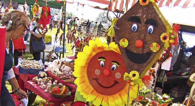 Hingucker: Der Bauernmarkt lockt wiede...bietet einiges (nicht nur) frs Auge.   | Foto: Rolf Strohm