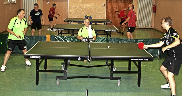 Das 46. Wiesleter Grnland-Turnier bot fairen Tischtennis-Sport.  | Foto: Ralph Lacher