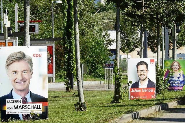 Wer holt sich im Wahlkreis 281 Freiburg das Direktmandat?