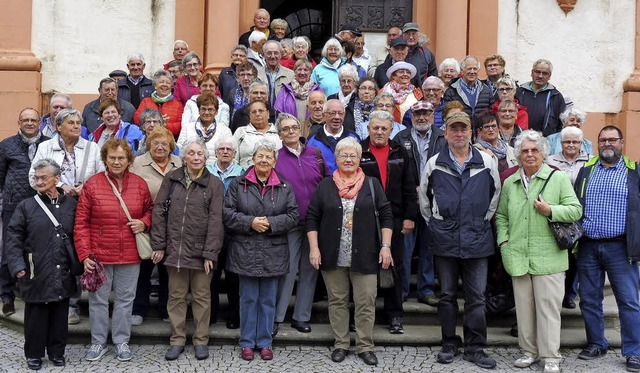 VdK-Verband  Elzach besuchte Haus der Natur und Klosteranlage St. Trudpert   | Foto: zvg