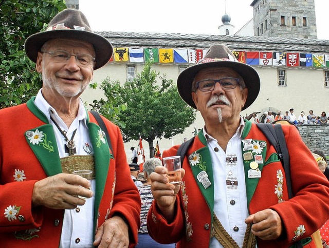 Die &#8222;Eins&#8220; im Wettstreit i...no Armbruster beim Jodlerfest in Brig   | Foto: Privat