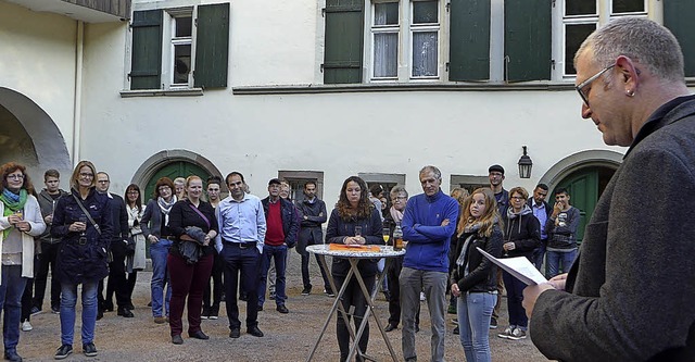 Hauptamtsleiter Andreas Mosmann (recht...Flchtlinge beteiligt sind und waren.   | Foto: Dietmar Noeske