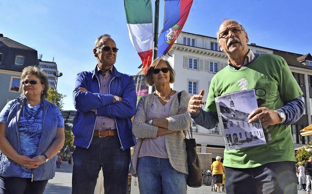 Hubert Bernnat (rechts) fhrte zu Schaupltzen der Revolution   | Foto: Ruda