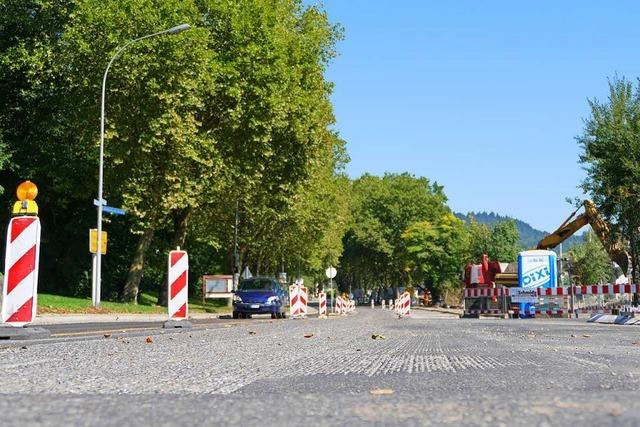 Zum Abschluss eine Vollsperrung in Bad Sckingen