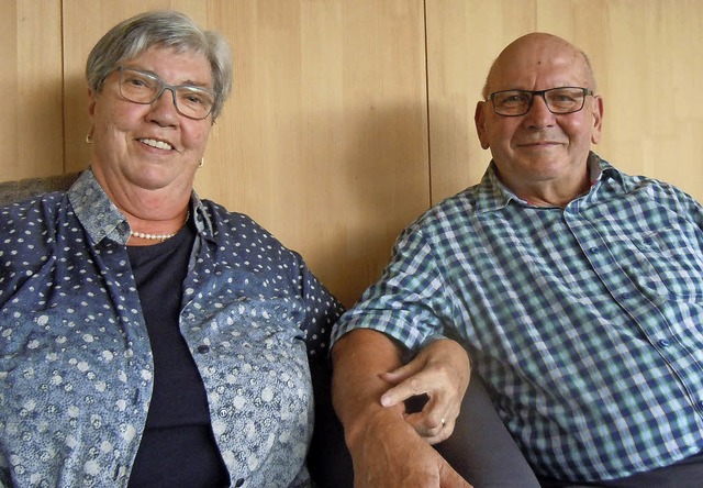 Irmgard und Rudolf Jehle feiern ihre Goldene Hochzeit.  | Foto: Jutta Binner-Schwarz