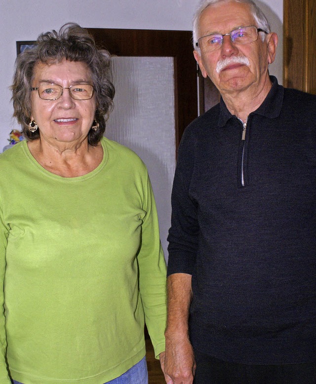 Margot und Rainer Sonnek sind  seit 50 Jahren verheiratet.  | Foto: Probst