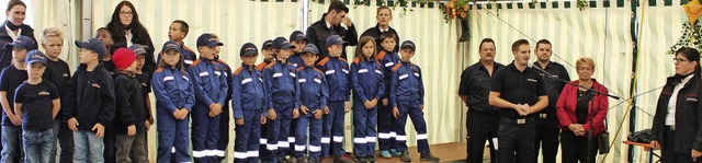 <BZ-FotoAnlauf>Freiwillige Feuerwehr H...le Ehrenabzeichen bei der  Kinderwehr   | Foto: Feuerwehr