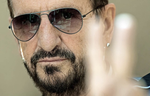 Friedensbewegter Schlagzeuger und Ex-Beatle: Ringo Starr   | Foto: dpa