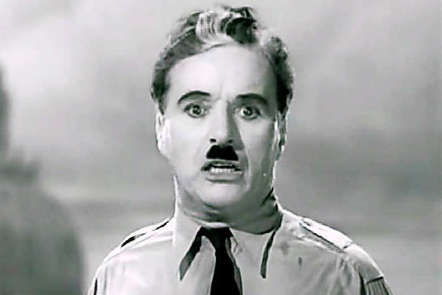 Charlie Chaplin in &#8222;Der groe Diktator&#8220; von 1940.  | Foto: Screenshot
