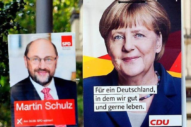 Liveticker zur Bundestagswahl: Merkel trotz Klatsche vorn - SPD auf Rekordtief - AfD wird Dritter