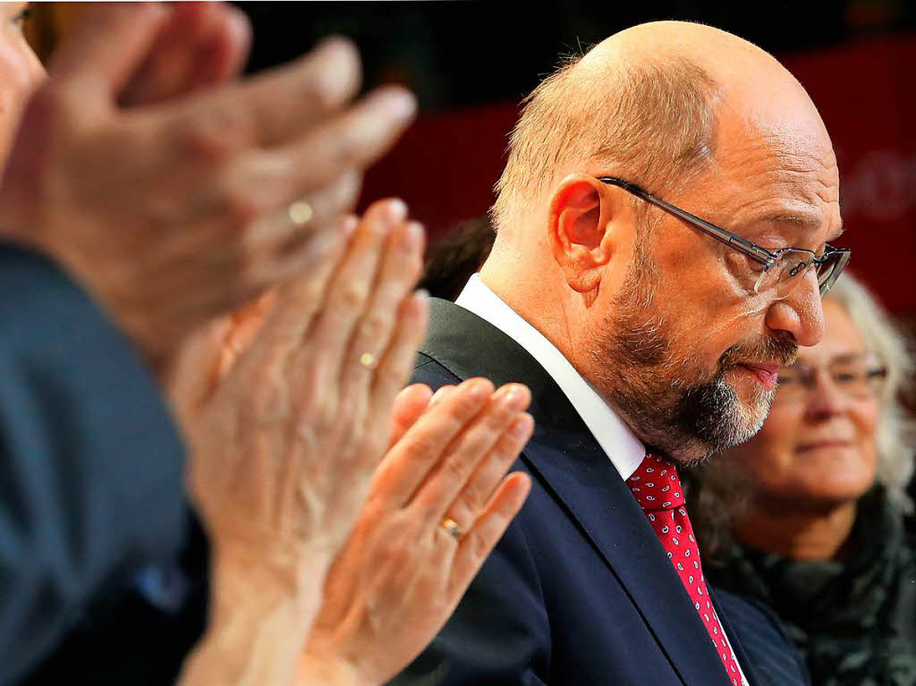 Nachdenklich: SPD-Kanzlerkandidat Martin Schulz. Nach ihrer Schlappe hat die SPD angekndigt, nun in die Opposition zu gehen.