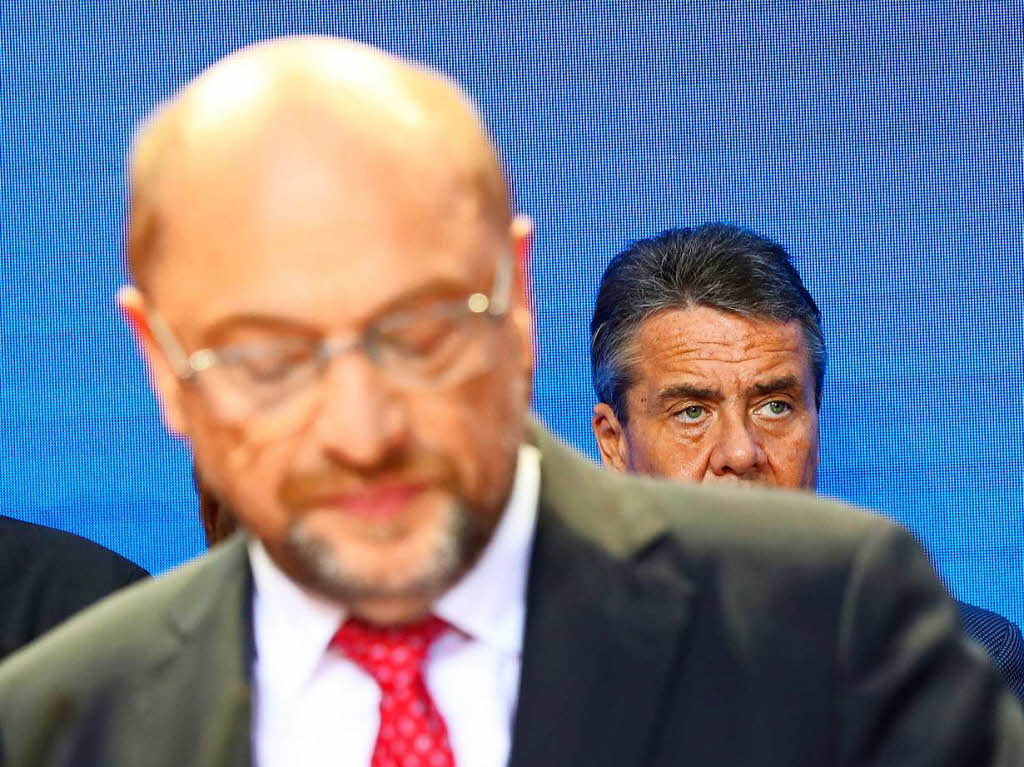 Martin Schulz (links) und SPD-Parteichef Sigmar Gabriel.