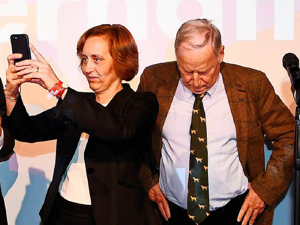 Macht ein Selfie: Beatrix von Storch, stellvertretende AfD-Parteisprecherin