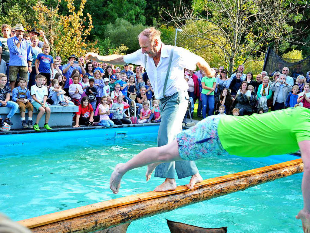 Bei der Bauernolympiade blieb kein Auge trocken.