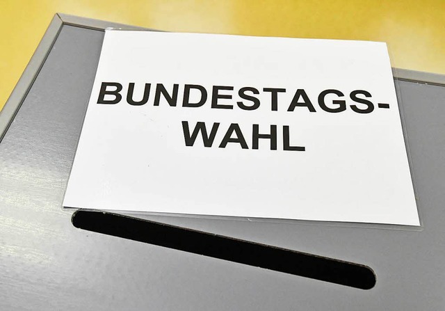 Die Ergebnisse der Bundestagswahl wurden fr Zell im Wiesental falsch erfasst.  | Foto: dpa