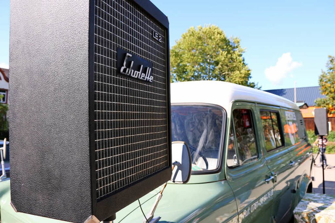 Die Boxen des Hercules Soundtrucks.  | Foto: Felix Klingel