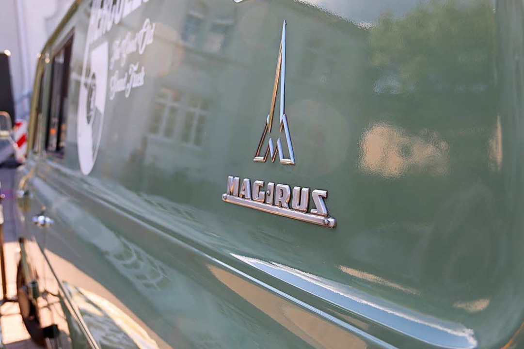 Magirus &#8211; ein bekannter Hersteller von Feuerwehrfahrzeugen.  | Foto: Felix Klingel