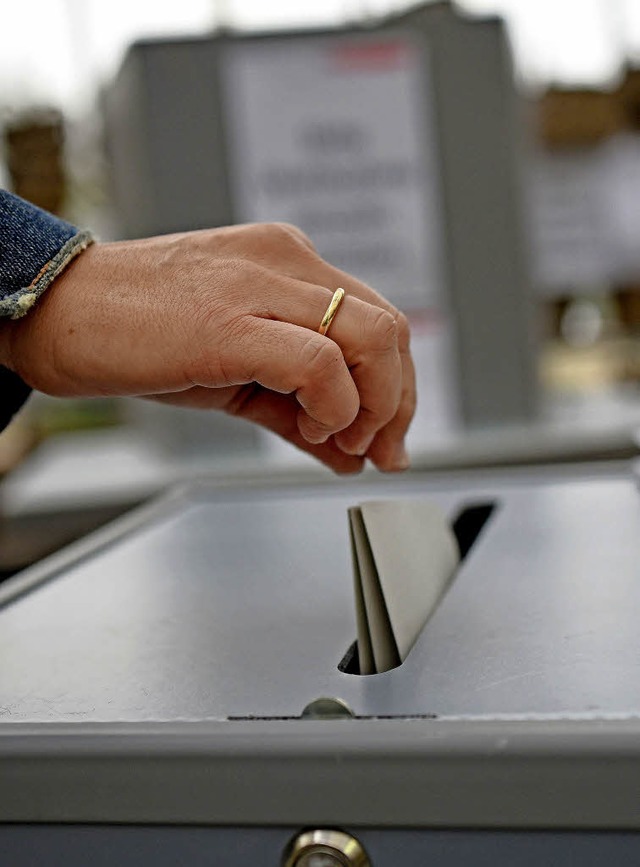 Wenn mehr Leute whlen, gibt es auch mehr zu zhlen.   | Foto: dpa