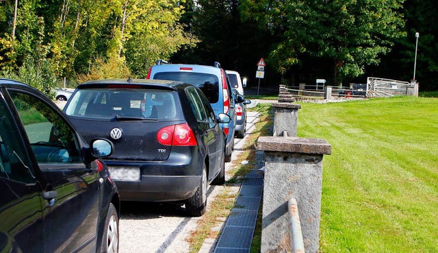 Erst wird bei der Akad geparkt, dann wird am Fischerknab gejoggt.  | Foto: Heidi Fssel