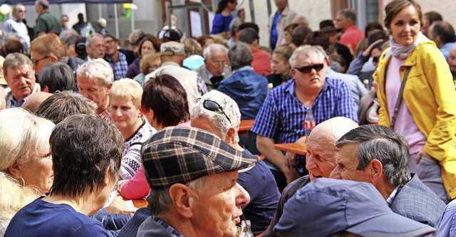 Das Herdepfelfescht in Reiselfingen war sehr gut besucht.   | Foto: Karla Scherer